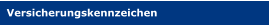 Versicherungskennzeichen